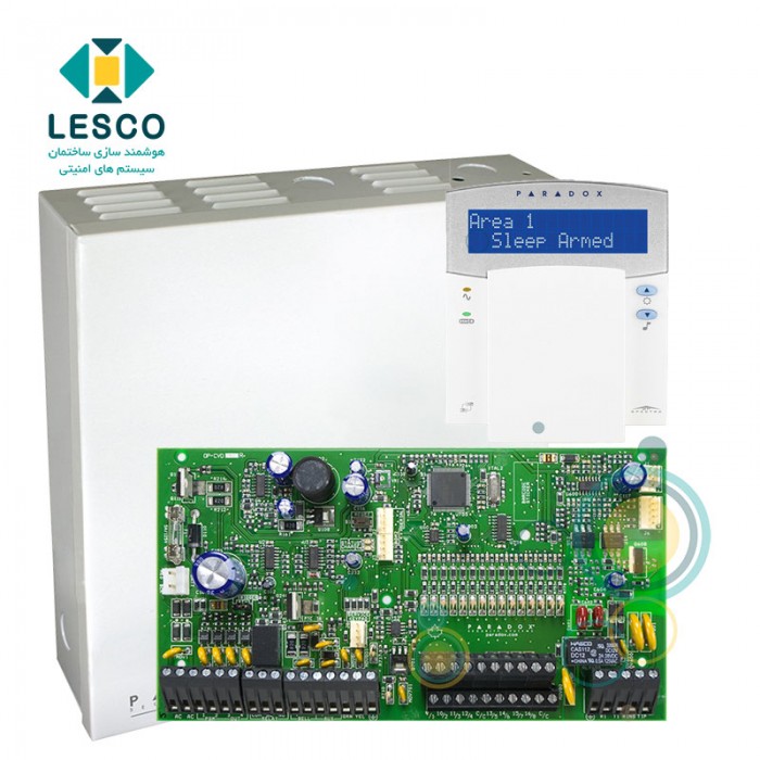 پک کنترل پنل SP5500 + کی پد K32LCD + جعبه فلزی
